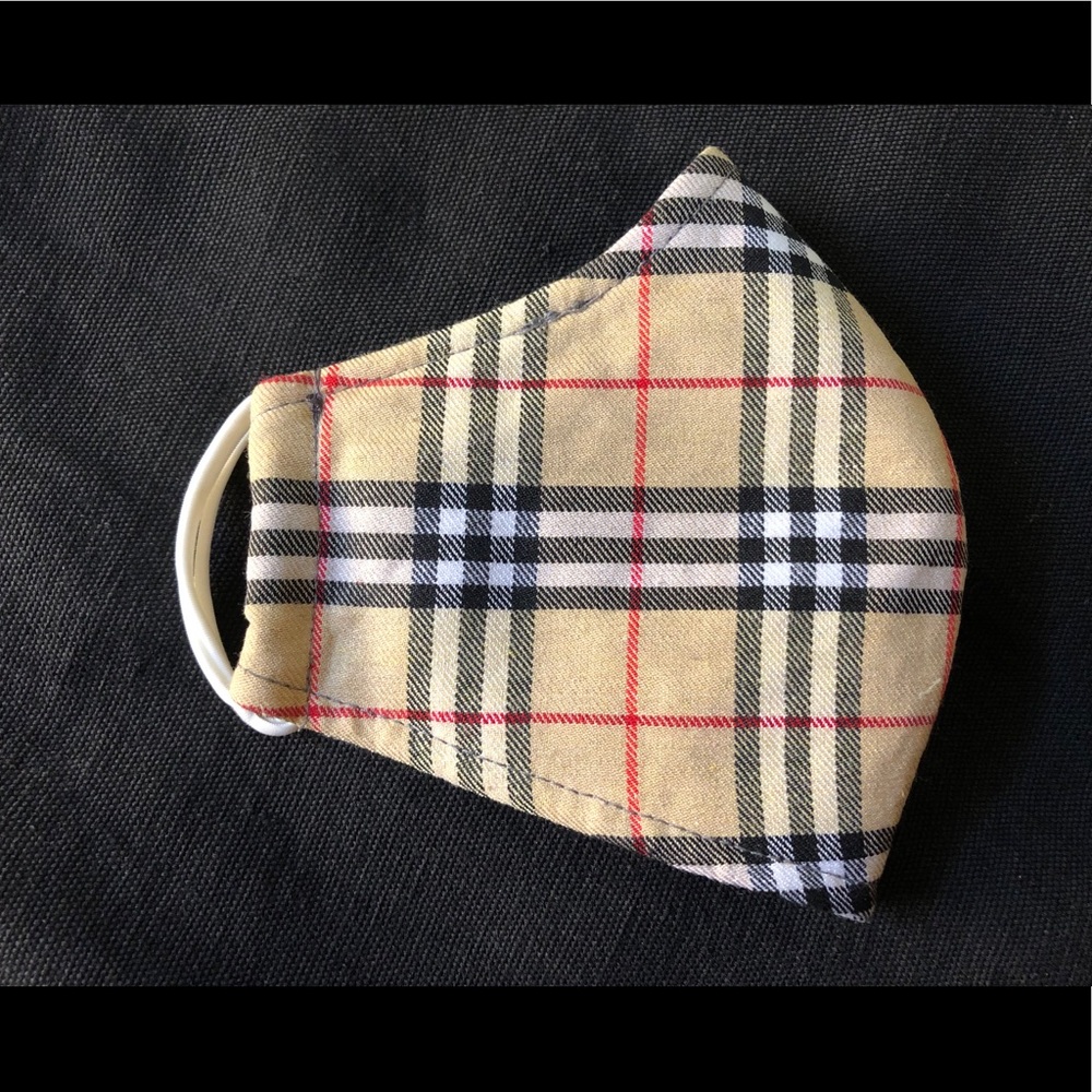 Classic Tartan Plaid Custom Face Mask NWT